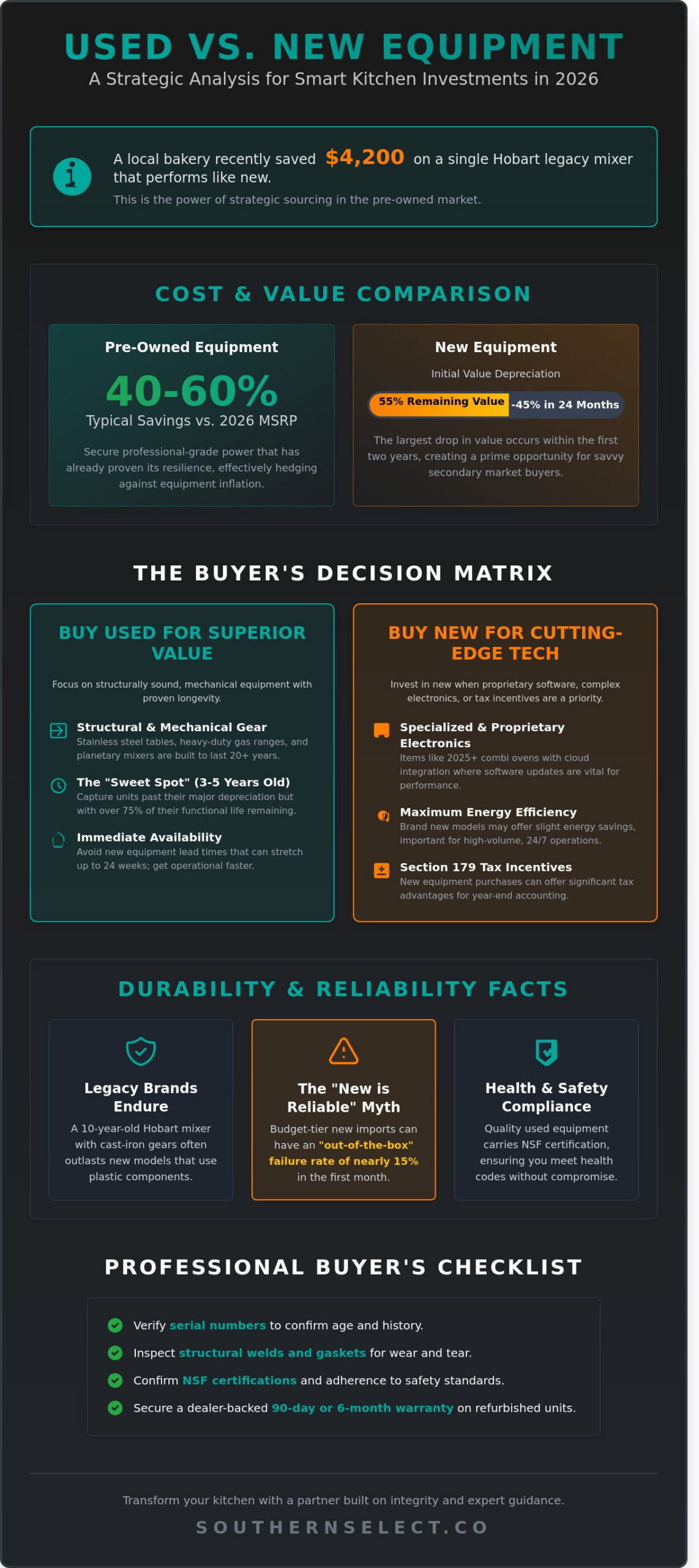 Used Restaurant Equipment: A Strategic Buyer’s Guide for 2026
