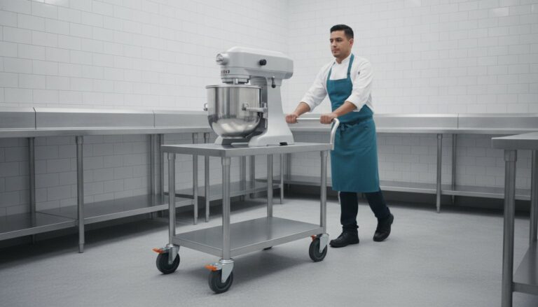 Commercial Mixer Cart Buying Guide: Enhancing Kitchen Mobility and Safety