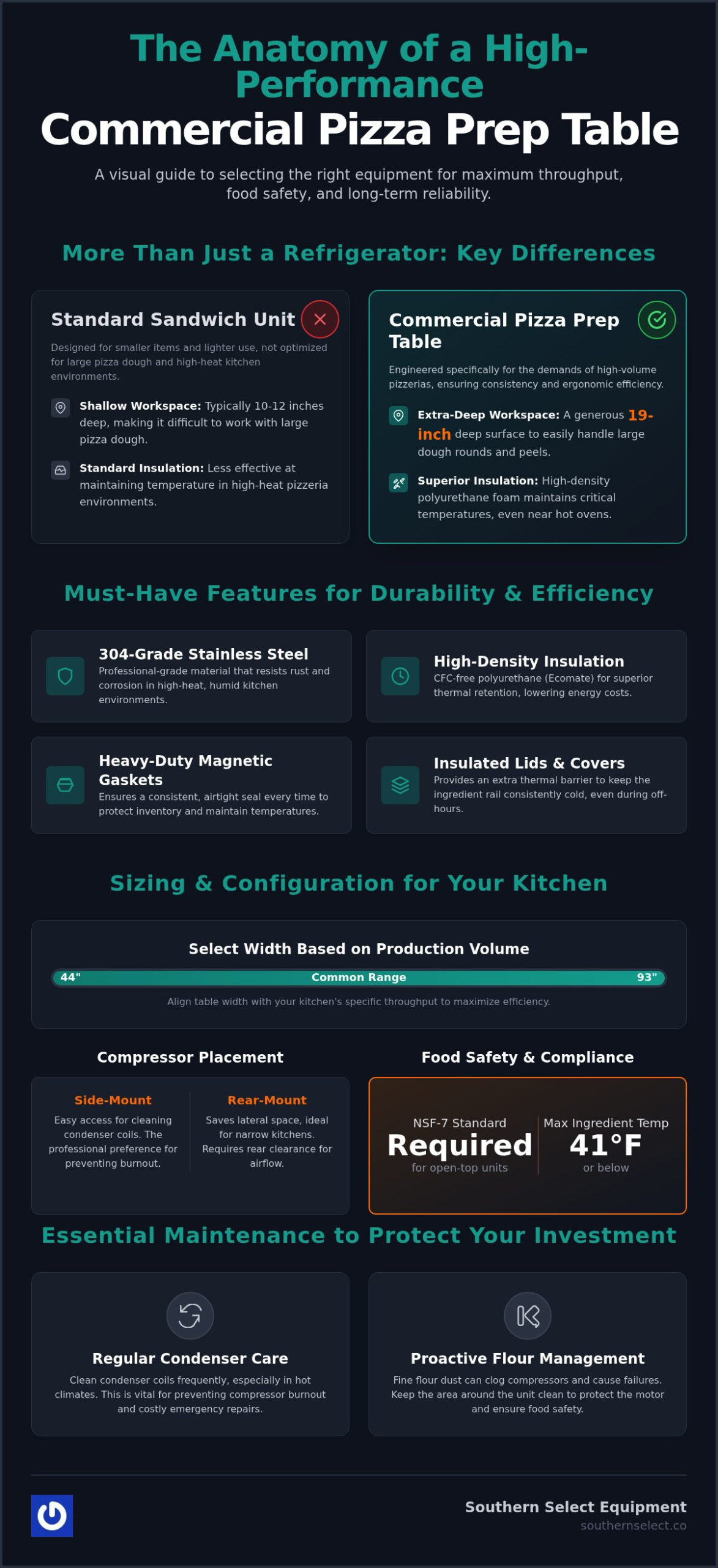 The Professional Guide to Commercial Pizza Prep Tables in 2026