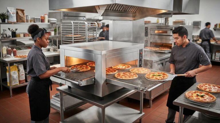 How an Edge Conveyor Pizza Oven Works in a Busy Kitchen